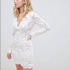 ASOS Love Triangle White Mini Dress